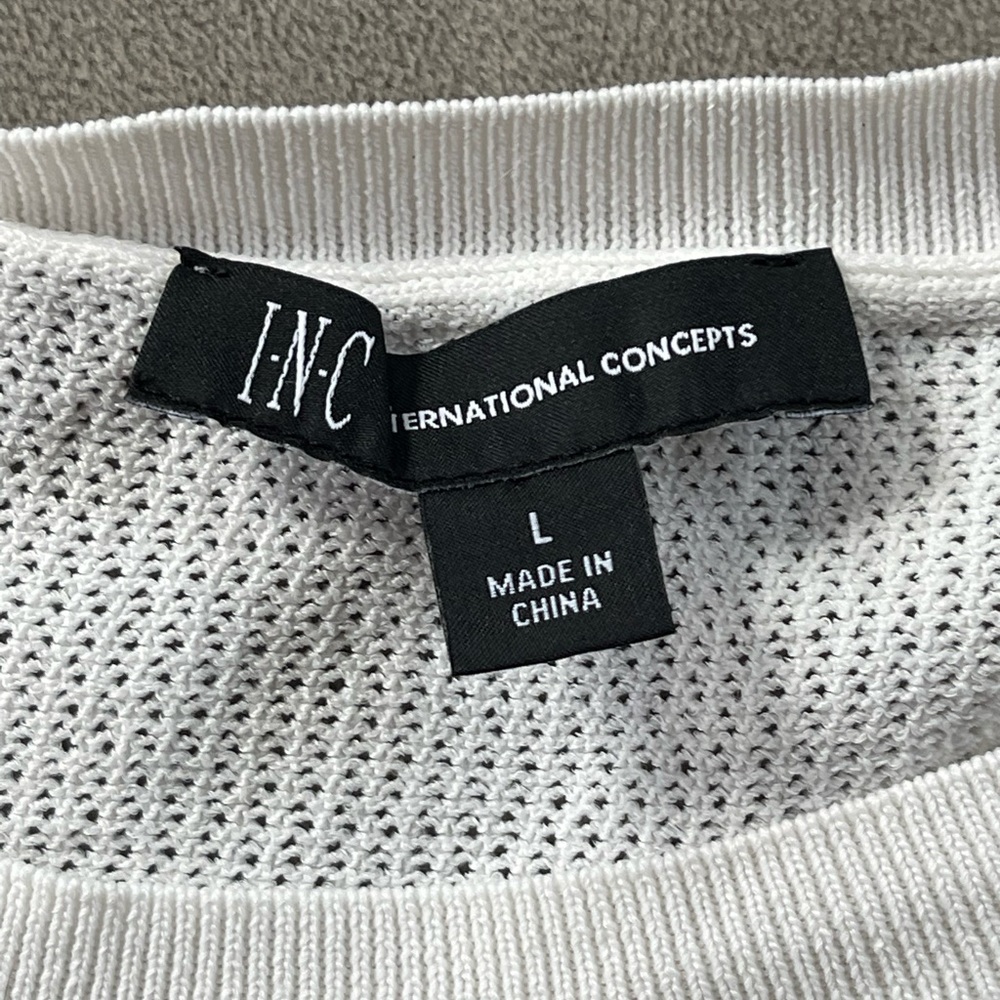 I•N•C International Concepts lightweight rainbow sweater. Size L - Picture 2 of 2